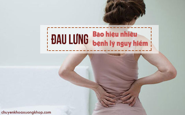 đau lưng báo hiệu nhiều bệnh lý