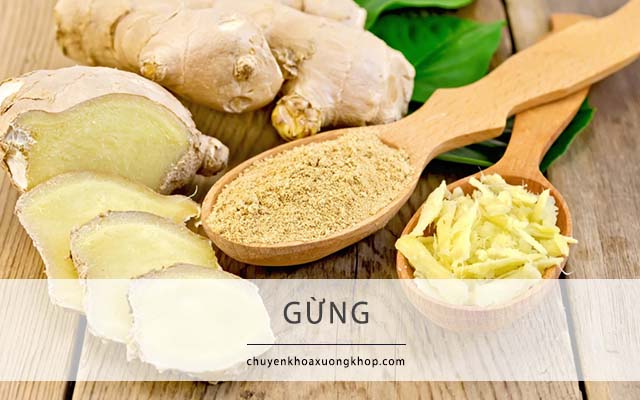 Bài thuốc dân gian chữa đau vai gáy từ gừng