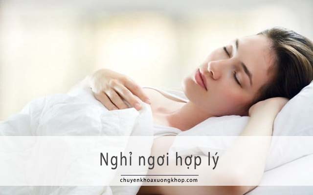 Nghỉ ngơi hợp lý giúp mọi người ngăn ngừa bệnh đau thần kinh tọa