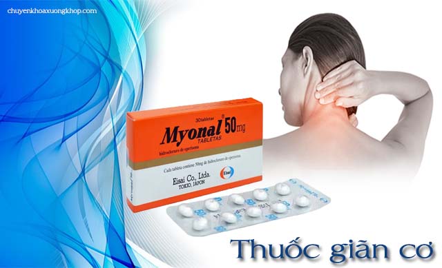 bị thoái hóa cột sống nên uống thuốc giãn cơ