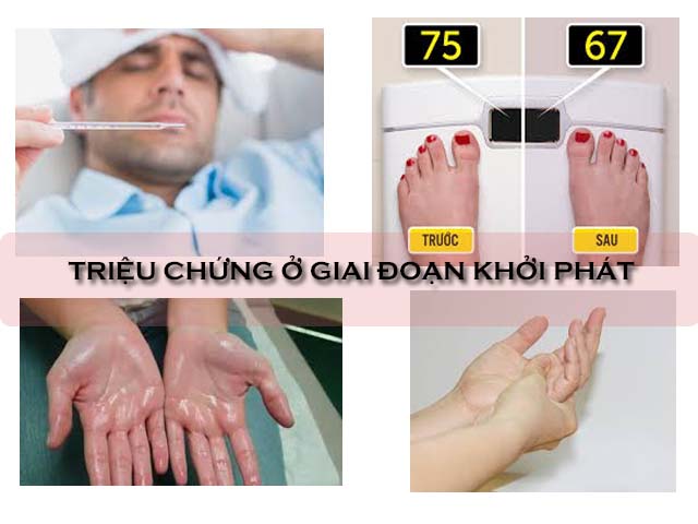 triệu chứng ở giai đoạn khởi phát bệnh viêm đa khớp dạng thấp