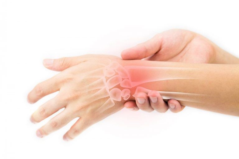 Đau nhức, sưng, nóng đỏ, cử động bị hạn chế khi bị viêm khớp cổ tay