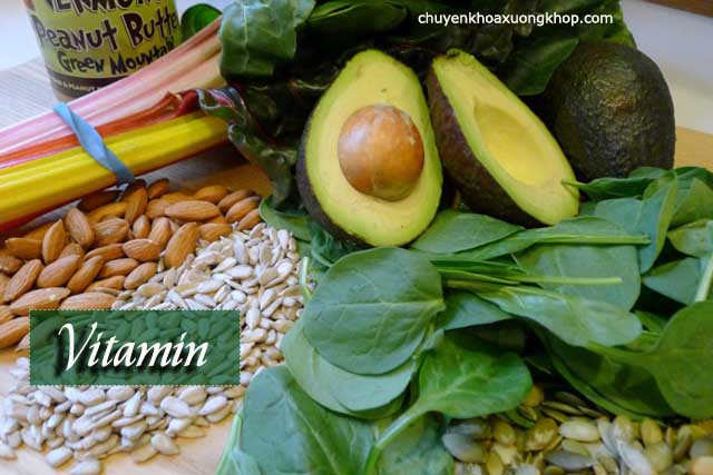 thực phẩm chứa Vitamin tốt cho người bệnh thoát vị đĩa đệm