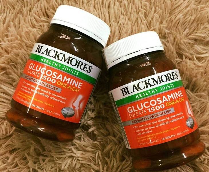 Thuốc chữa thoát vị đĩa đệm Blackmores glucosamine là sản phẩm nhập khẩu nổi tiếng của Đức