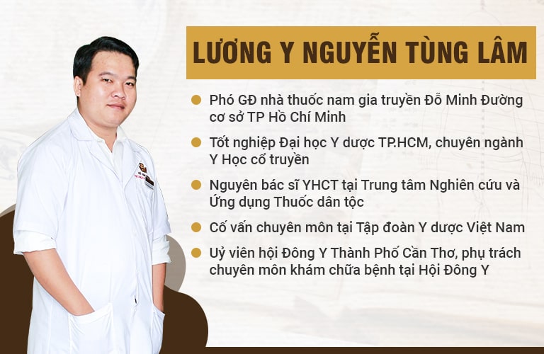 Lương y Nguyễn Tùng Lâm - PGĐ chuyên môn nhà thuốc Đỗ Minh Đường